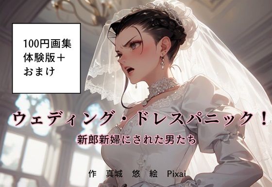 フルページ画像 | 100円画集「ウェディング・ドレスパニック！新郎新婦にされた男たち、体験版＋おまけ」 by 真城のソフトハウス