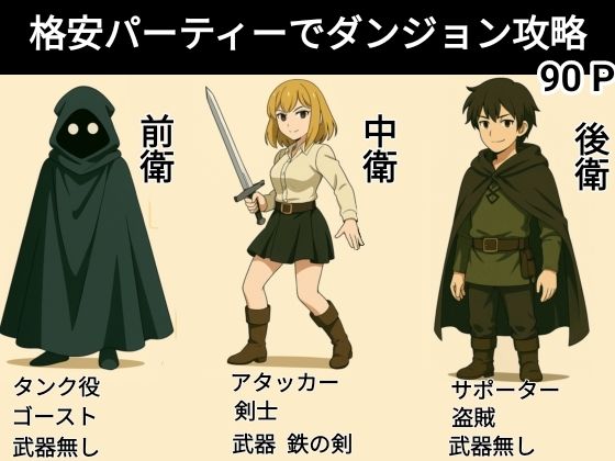 フルページ画像 | 格安パーティーでダンジョン攻略 by dia202503