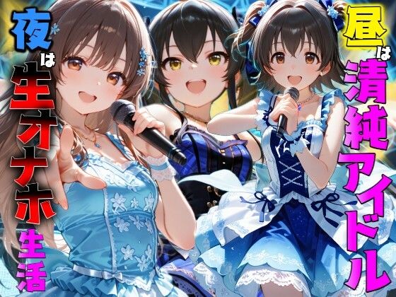 フルページ画像 | 昼はアイドル夜は生オナホ生活 橘●りす&赤●みりあ&的●梨沙 by AI極楽クラブ