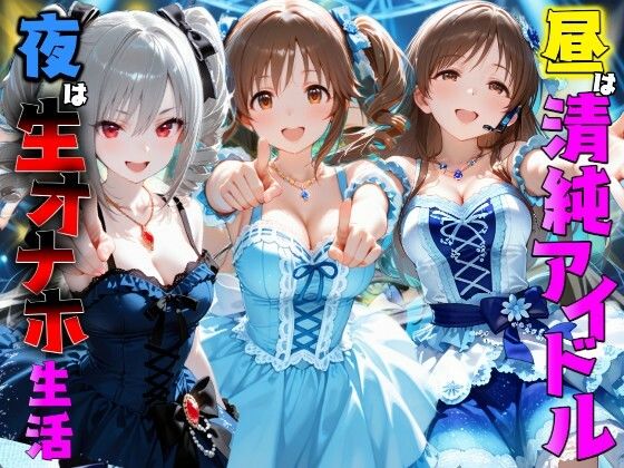 フルページ画像 | 昼はアイドル夜は生オナホ生活 十●愛梨&新●美波&神● 蘭子 by AI極楽クラブ