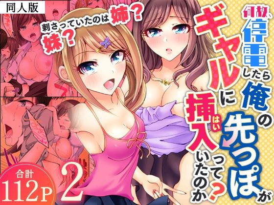 フルページ画像 | 何故、停電したら俺の先っぽがギャルに入っていたのか？〜刺さっていたのは姉？妹？〜【同人版】2 by ヌキ忍